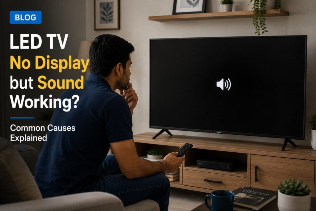 LED TV No Display but Sound Working? Common Causes Explained